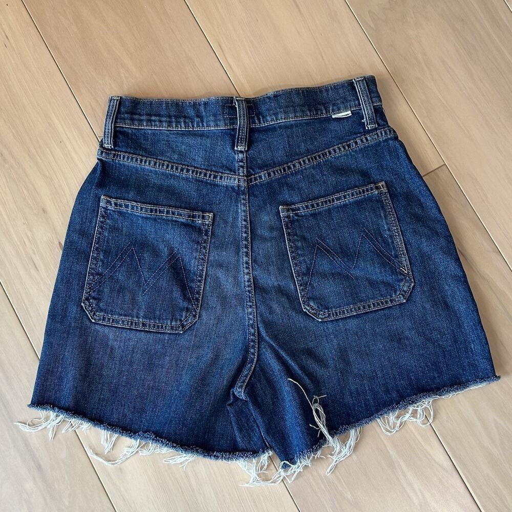 Mother Yhe Patch Rambler Rolled Shorts in Globe Trotter Women’s 26 - Picture 2 of 8